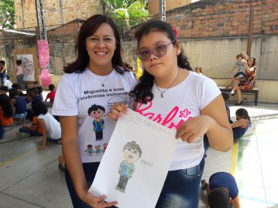 Alunos do Jurunas participam da semana de luta das pessoas com deficiências