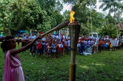 Alunos da região das ilhas participam do IX Jogos Escolares