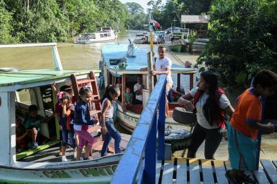 Alunos da região das ilhas participam do IX Jogos Escolares