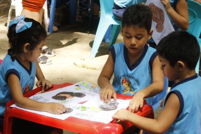 Peixe-boi do Bosque ganha bolo especial no aniversário de 62 anos