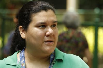 Peixe-boi do Bosque ganha bolo especial no aniversário de 62 anos