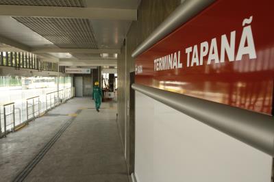 Entrega do Terminal Tapanã prolongará itinerário dos ônibus do BRT