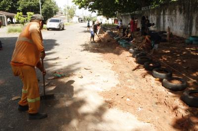 Iniciativa de moradores muda cenário na Marambaia