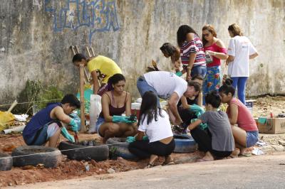 Iniciativa de moradores muda cenário na Marambaia