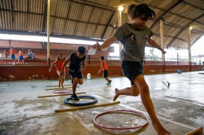 Professor do município promove inclusão em atividades físicas para alunos