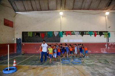 Professor do município promove inclusão em atividades físicas para alunos