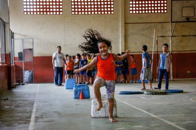 Professor do município promove inclusão em atividades físicas para alunos