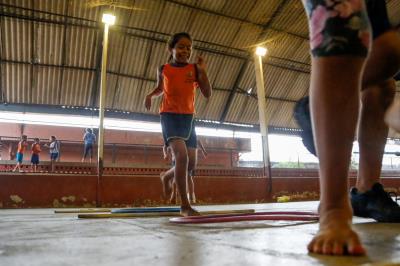 Professor do município promove inclusão em atividades físicas para alunos