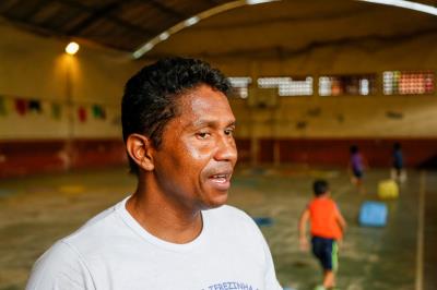 Professor do município promove inclusão em atividades físicas para alunos