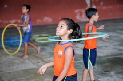 Professor do município promove inclusão em atividades físicas para alunos