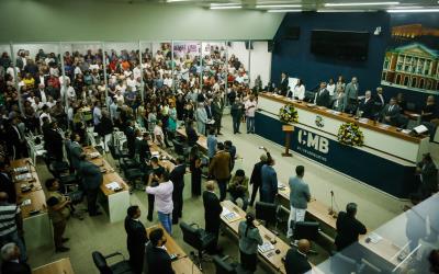 Mensagem da Prefeitura de Belém marca abertura do ano legislativo na Câmara Municipal