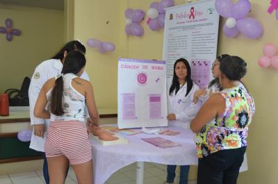 Unidade de Saúde do Telégrafo exibe exposição em referência à campanha Março Lilás