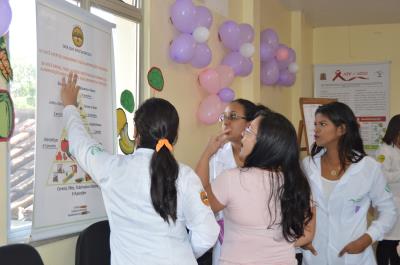 Unidade de Saúde do Telégrafo exibe exposição em referência à campanha Março Lilás