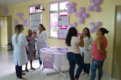 Unidade de Saúde do Telégrafo exibe exposição em referência à campanha Março Lilás