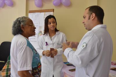 Unidade de Saúde do Telégrafo exibe exposição em referência à campanha Março Lilás