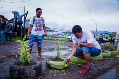 Parceria entre Prefeitura e comunidade fecha ponto de descarte irregular na Condor