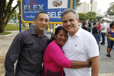 Academia ao Ar Livre da Praça Amazonas é reinaugurada com novos equipamentos