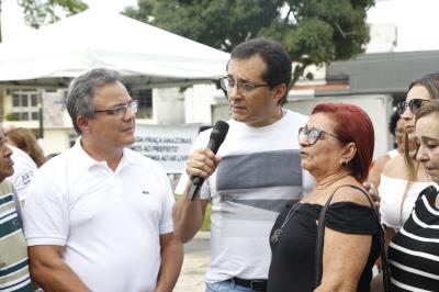 Academia ao Ar Livre da Praça Amazonas é reinaugurada com novos equipamentos