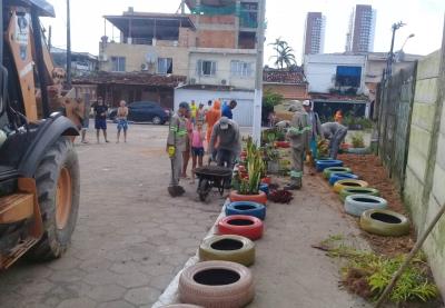 Parceria entre Prefeitura e comunidade elimina mais um ponto de descarte em Belém