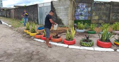 Parceria entre Prefeitura e comunidade elimina mais um ponto de descarte em Belém