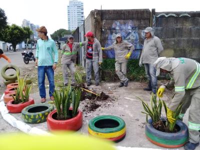 Parceria entre Prefeitura e comunidade elimina mais um ponto de descarte em Belém