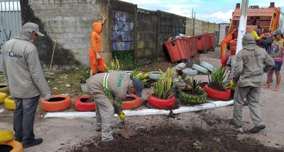 Parceria entre Prefeitura e comunidade elimina mais um ponto de descarte em Belém