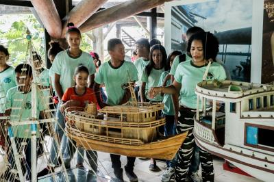 Estudantes da Escola Parque Bolonha visitam pontos turísticos de Belém