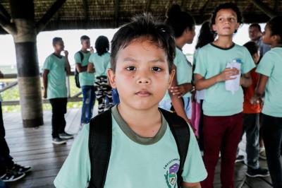 Estudantes da Escola Parque Bolonha visitam pontos turísticos de Belém