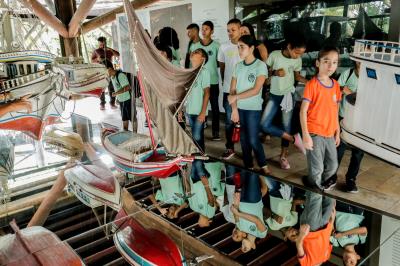 Estudantes da Escola Parque Bolonha visitam pontos turísticos de Belém