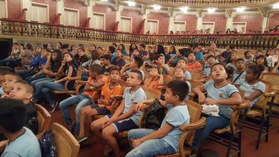Concerto Didático reúne 600 estudantes da rede municipal no Theatro da Paz