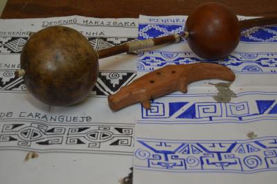 Em Icoaraci, Escola Liceu recebe etnia marajoara e antecipa programação do Dia do Índio