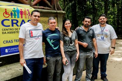 Idosos atendidos pelo Cras da Terra Firme ganham manhã de lazer no Bosque Rodrigues Alves