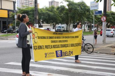 Blitz educativa conscientiza sobre o Combate ao Abuso Sexual Contra Crianças e Adolescente