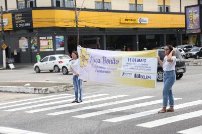 Blitz educativa conscientiza sobre o Combate ao Abuso Sexual Contra Crianças e Adolescente