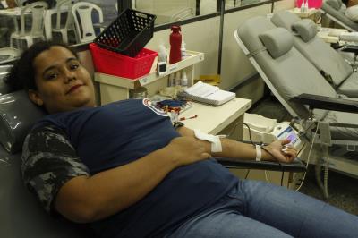 Defesa Civil leva voluntários para doação de sangue no Hemopa