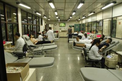 Defesa Civil leva voluntários para doação de sangue no Hemopa