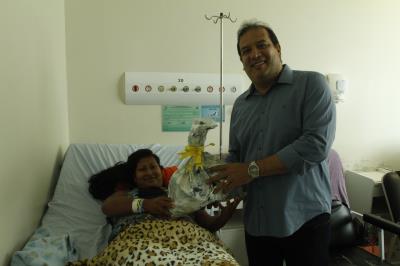 Recém-nascida recebe a chave da cidade de Belém na Semana do Bebê