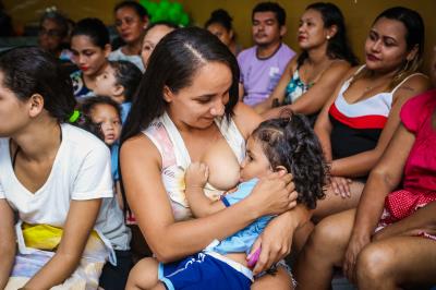 FMAE vai a escola ensinar sobre a importância do aleitamento materno