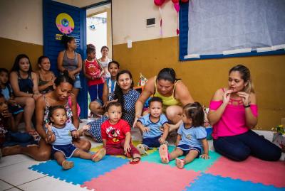 FMAE vai a escola ensinar sobre a importância do aleitamento materno