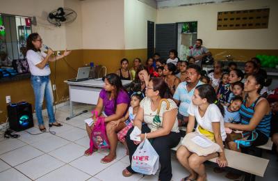 FMAE vai a escola ensinar sobre a importância do aleitamento materno