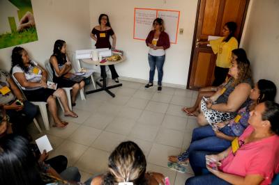 Crianças atendidas no Creas Ilka Brandão ganham programação lúdica