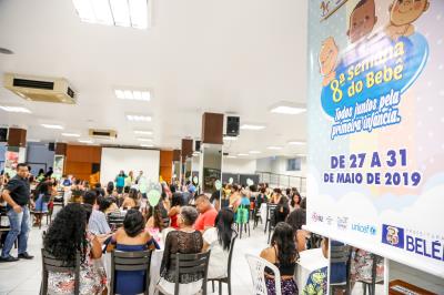 Prefeitura promove baby chá coletivo para mais de 100 gestantes