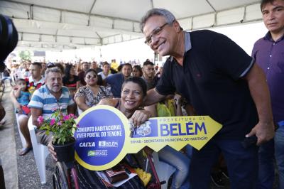 Prefeitura de Belém entrega 304 unidades do residencial Portal do Tenoné