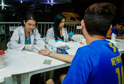 Corujão da Saúde leva serviços à área comercial de Belém