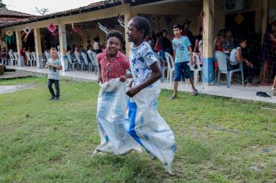 Famílias atendidas pelo Cras Tapanã participam de programação especial