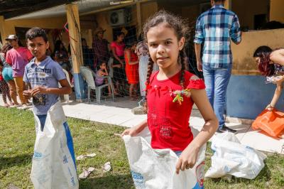 Famílias atendidas pelo Cras Tapanã participam de programação especial