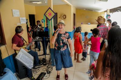 Famílias atendidas pelo Cras Tapanã participam de programação especial