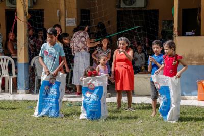Famílias atendidas pelo Cras Tapanã participam de programação especial