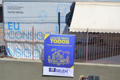 Alunos de Icoaraci aprendem sobre ciência e tecnologia com o Teatro Móvel