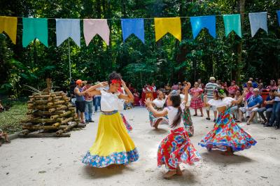Festa junina da Semma reúne tradição e alegria no Bosque Rodrigues Alves
